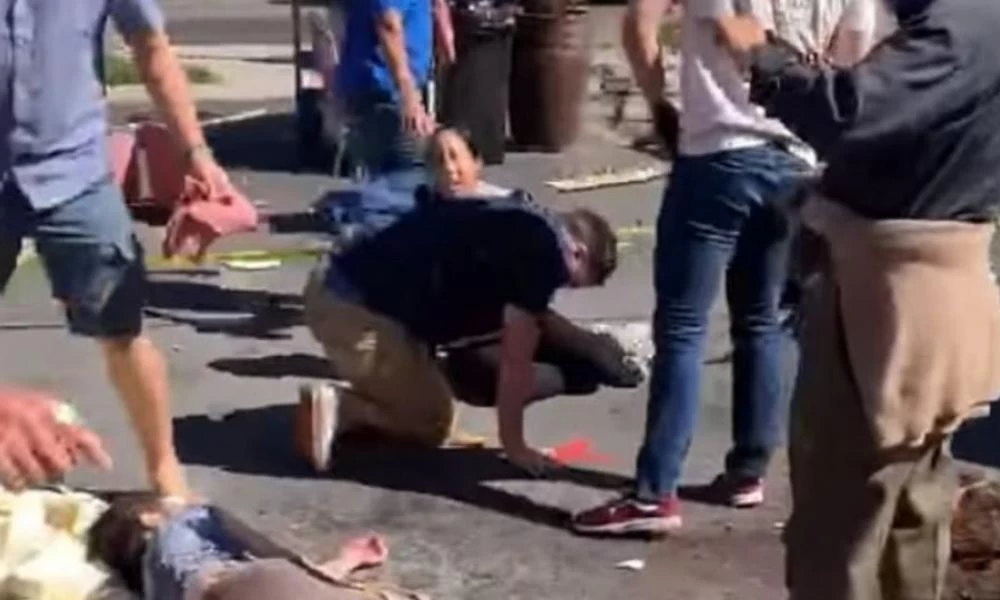 Tρομακτικό δυστύχημα: Οδηγός πατά γκάζι αντί για φρένο και πέφτει σε εστιατόριο (βίντεο)